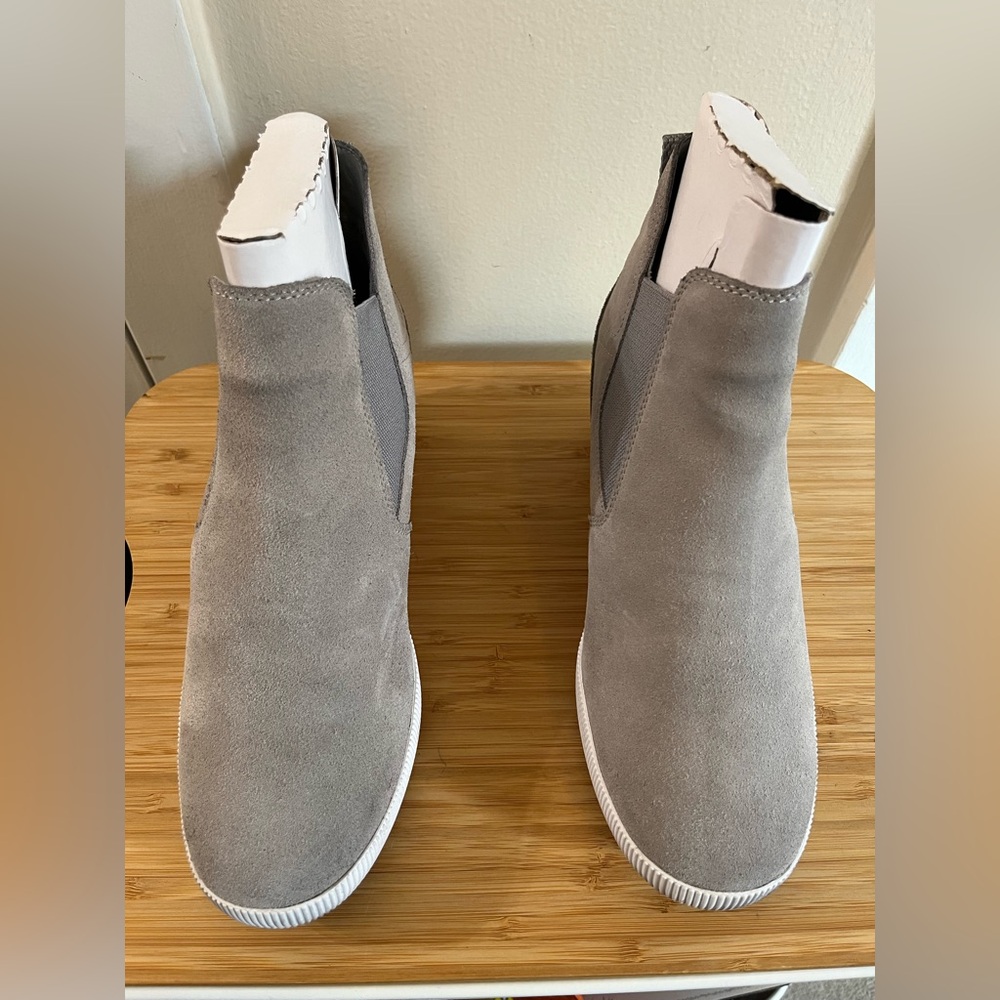 Sorel Gray Ankle Boots